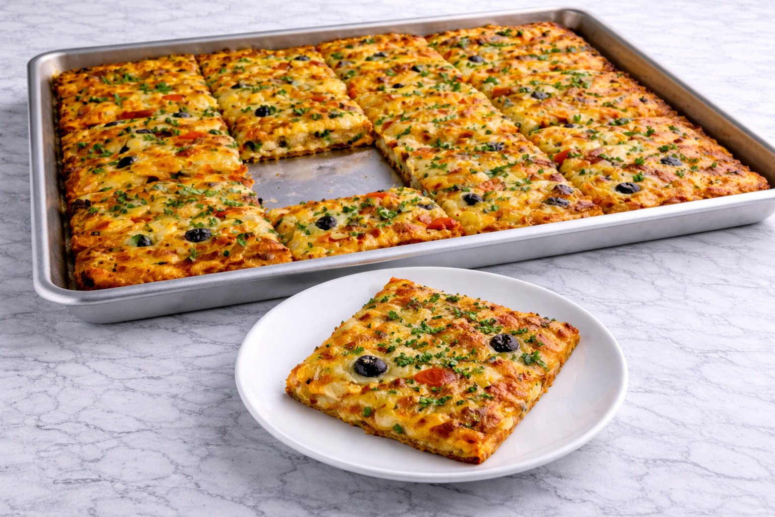 Křupavý staročeský zelňák z jednoho plechu snadný rodinný recept